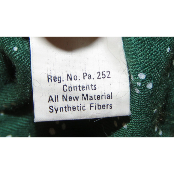 Christmas Rag Dolls Hallmark Cards Inc. Vintage 1981 1985 Red Green Dresses 16" - Picture 16 of 16